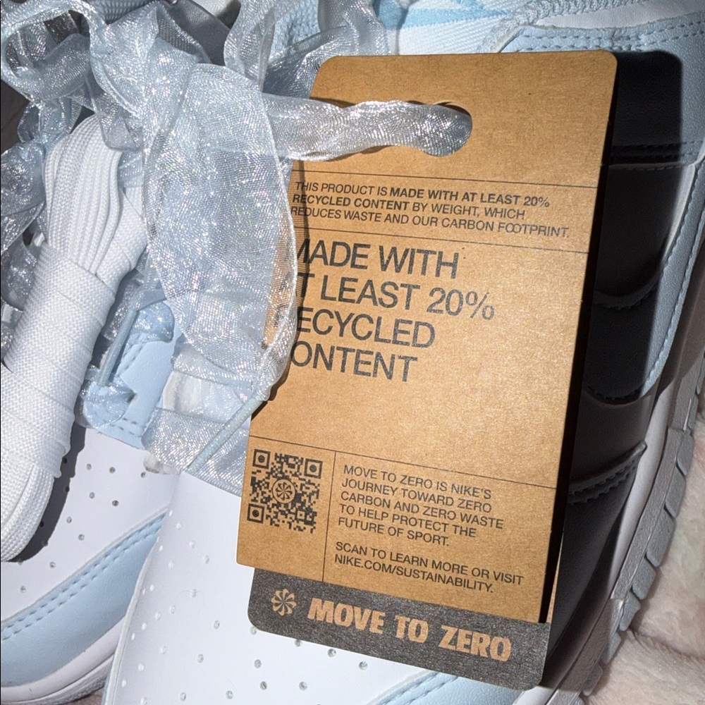 NWT Nike Dunk Low Next Nature Blue Tint size 8.5 - Picture 5 of 16